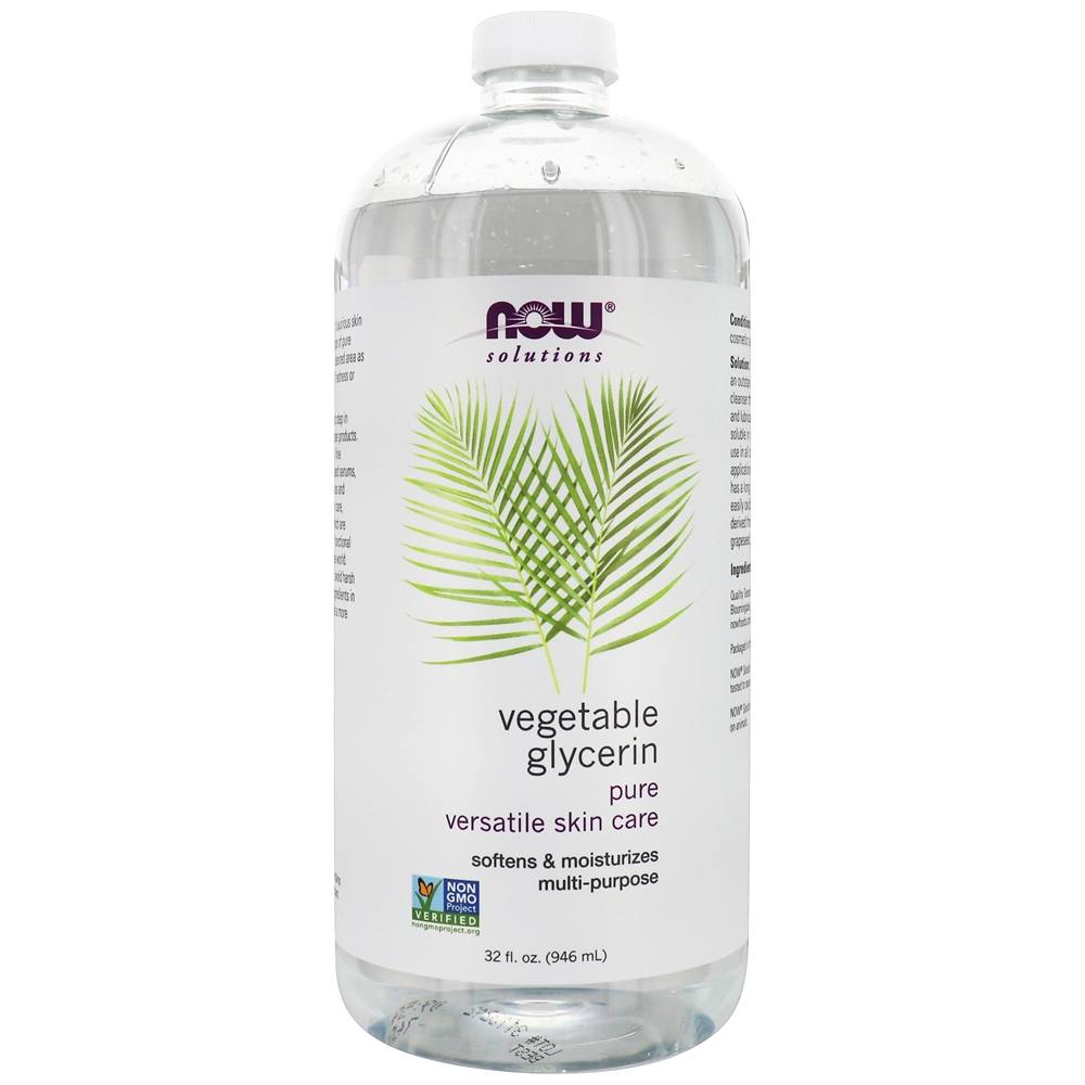 Comprar NOW Solutions Glicerina Vegetal Orgânica Pure SkinCare Versátil - 32 fl. oz. NOW Foods