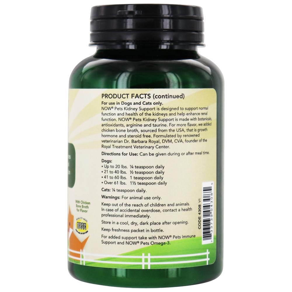 Comprar NOW Pets Kidney Support Powder para Cães / Gatos - 4.2 oz. NOW Foods - Imagem 2