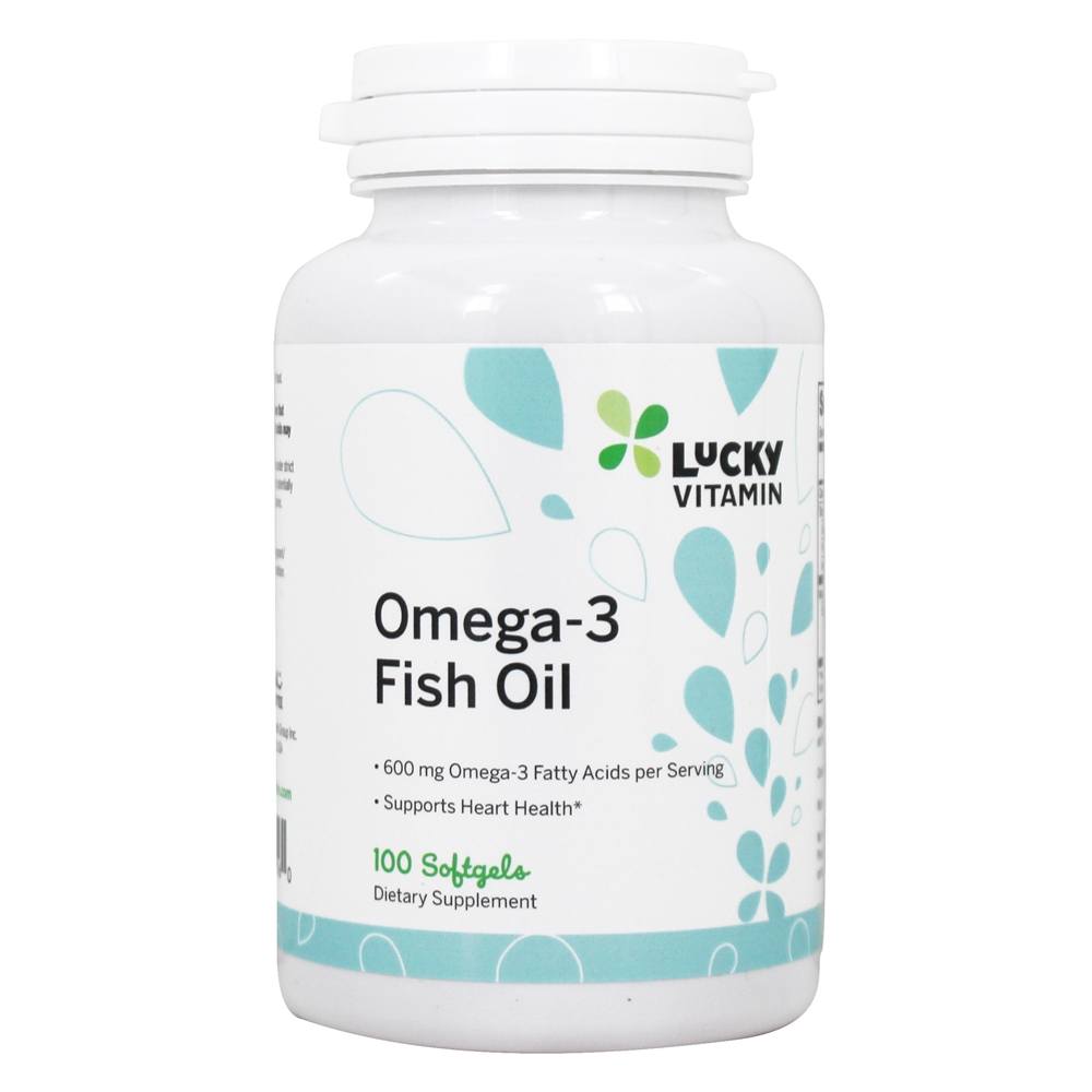 Comprar Omega-3 Óleo de Peixe 1000 mg. - 100 Softgels LuckyVitamin