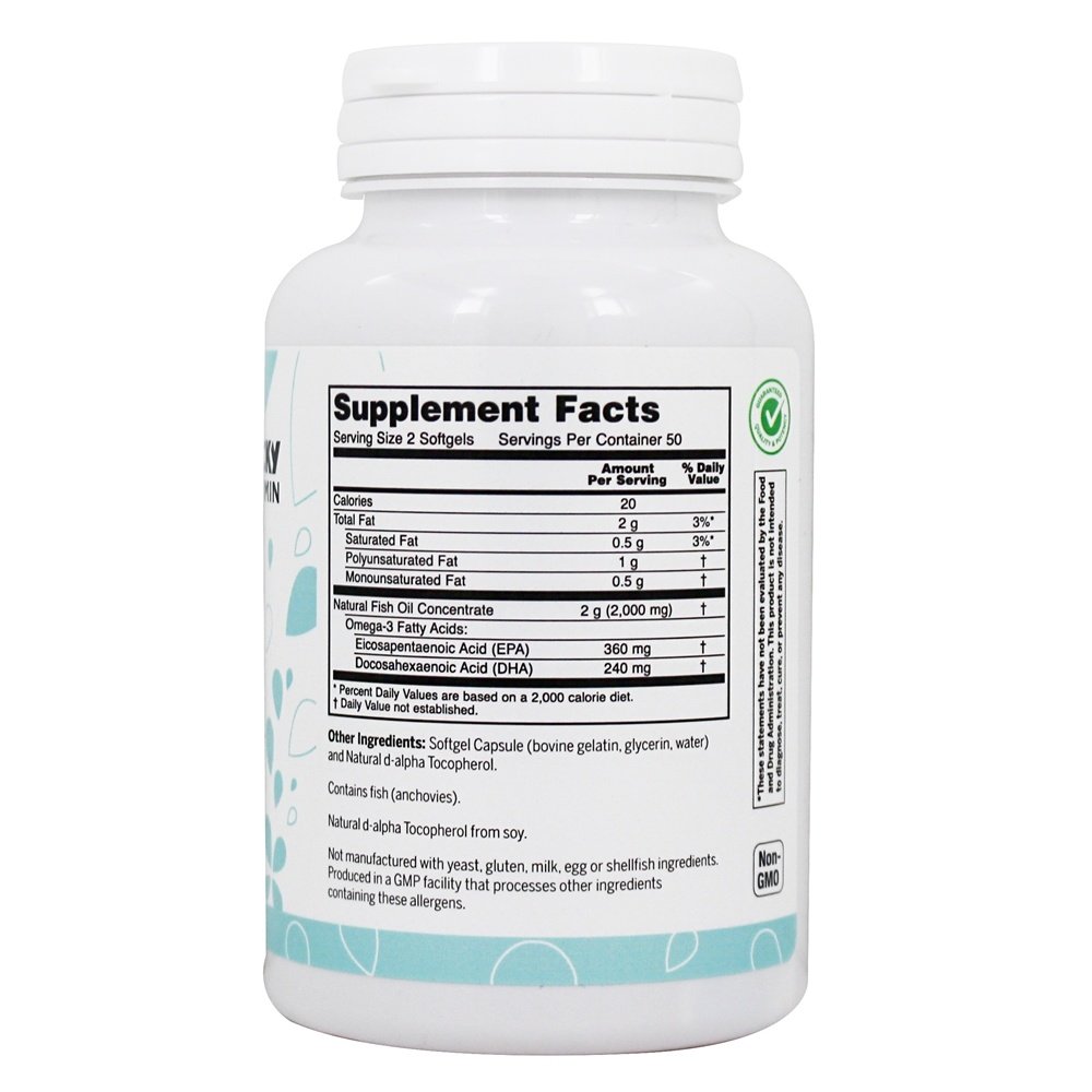 Comprar Omega-3 Óleo de Peixe 1000 mg. - 100 Softgels LuckyVitamin - Imagem 2
