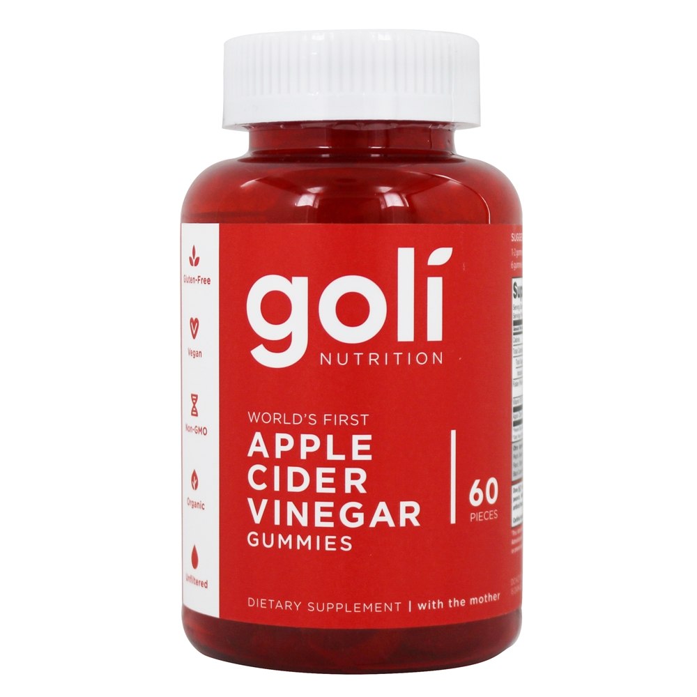 Comprar Gomas de vinagre de cidra de maçã com a mãe - 60 Peça (s) Goli Nutrition
