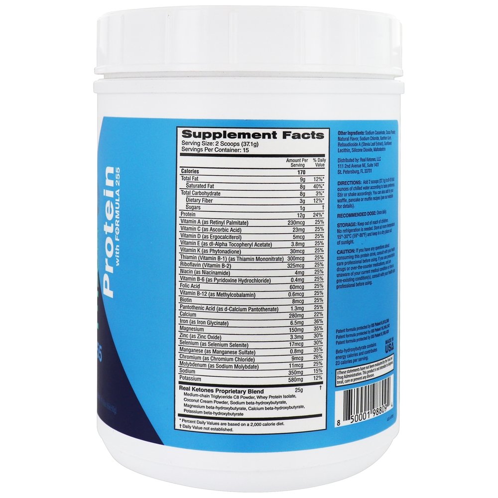 Comprar Prime Protein Powder Formula 255 Cetonas Exógenas 15 Porções de Fudge Brownie - 19.63 oz. Real Ketones - Imagem 2