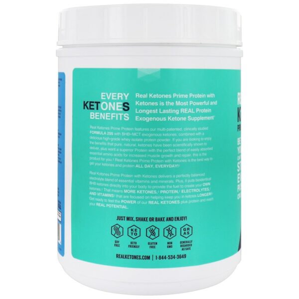 Comprar Prime Protein Powder Formula 255 Cetonas Exógenas 15 Porções de Fudge Brownie - 19.63 oz. Real Ketones - Imagem 4