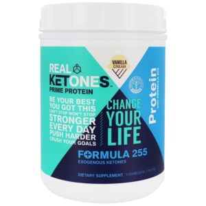 Comprar Prime Protein Powder Formula 255 Cetonas Exógenas 15 Porções Creme Baunilha - 17.99 oz. Real Ketones