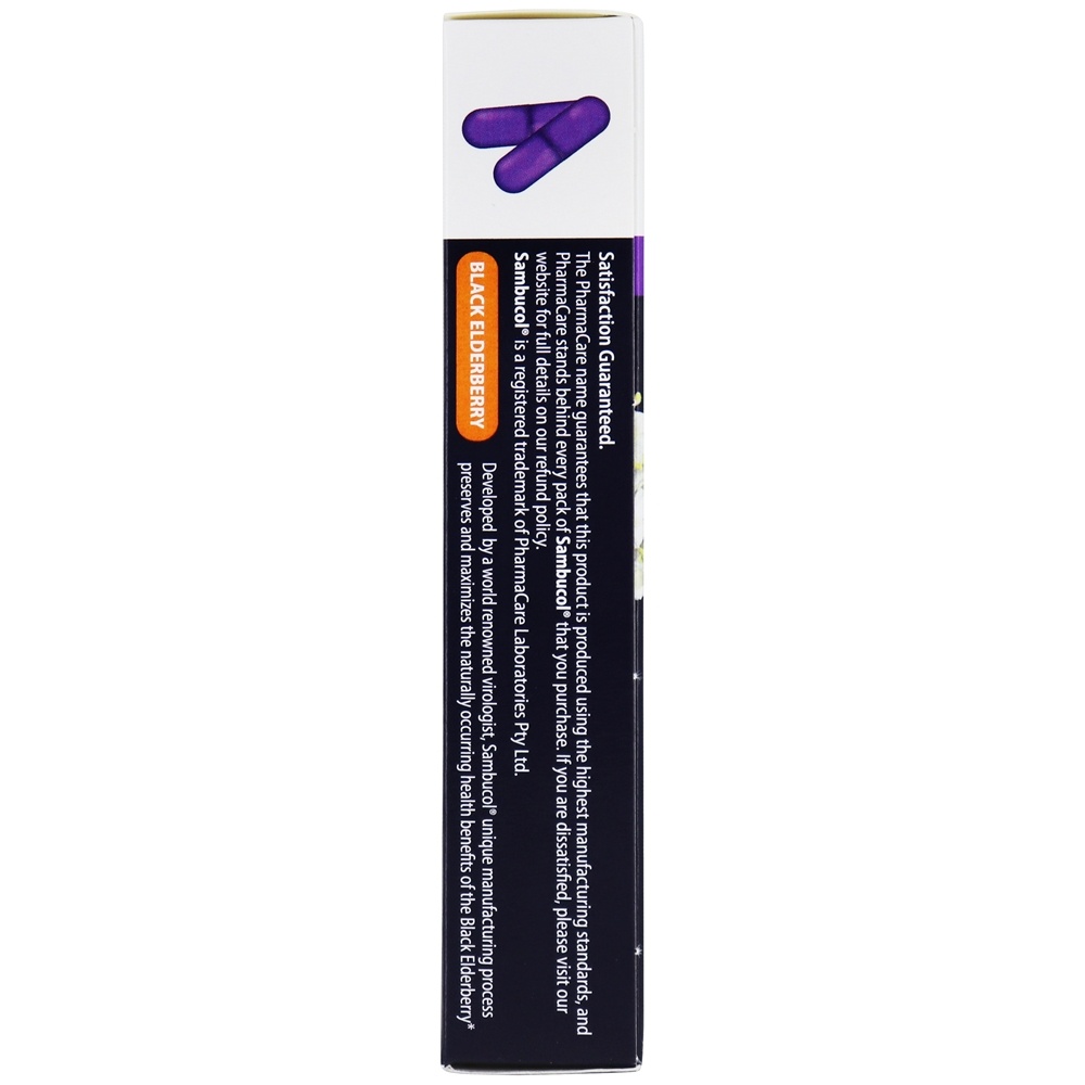 Comprar Black Elderberry Advanced Immune + Vitamina C + Fórmula de zinco - Cápsulas 30 Sambucol - Imagem 3