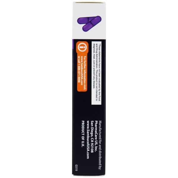 Comprar Black Elderberry Advanced Immune + Vitamina C + Fórmula de zinco - Cápsulas 30 Sambucol - Imagem 4