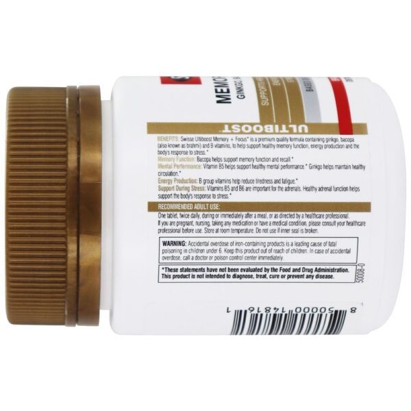 Comprar Ultiboost Memory + Focus Brain Health Support - 60 Tablets Swisse - Imagem 5