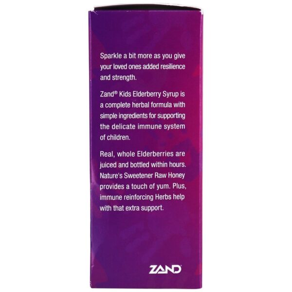 Comprar Naturals Sabugueiro Kids Xarope Mel Adoçado - 4 fl. oz. Zand - Imagem 4