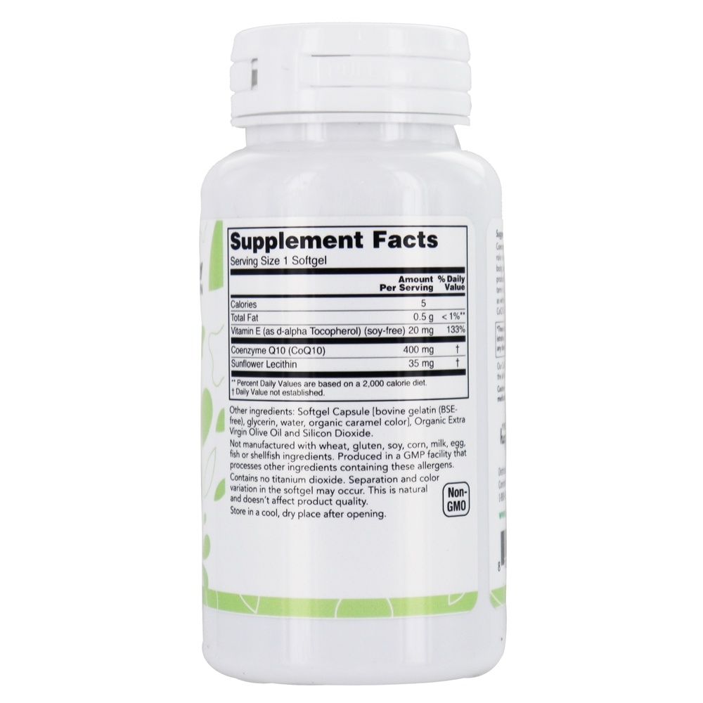 Comprar CoQ10 400 mg. - 30 Softgels LuckyVitamin - Imagem 2