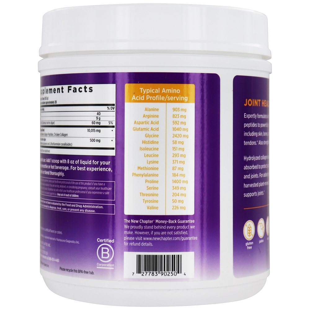 Comprar Movimento de colágeno de várias fontes sem sabor - 10.4 oz. New Chapter - Imagem 3