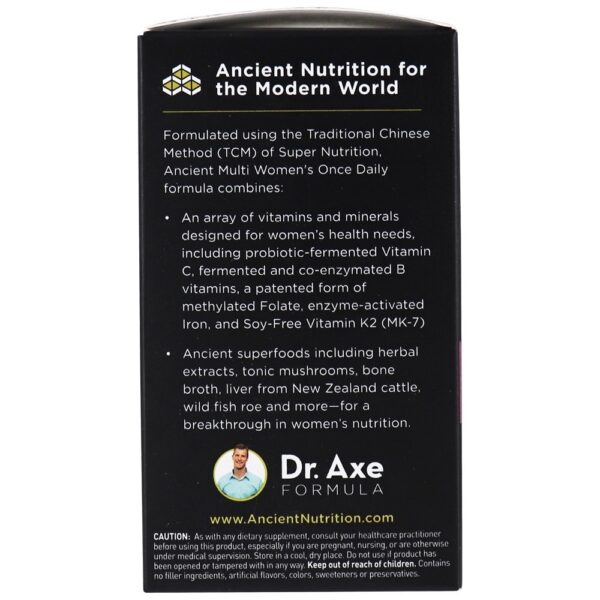 Comprar Fórmula única para mulheres antigas da Multi Women's - Cápsulas 30 Ancient Nutrition - Imagem 5