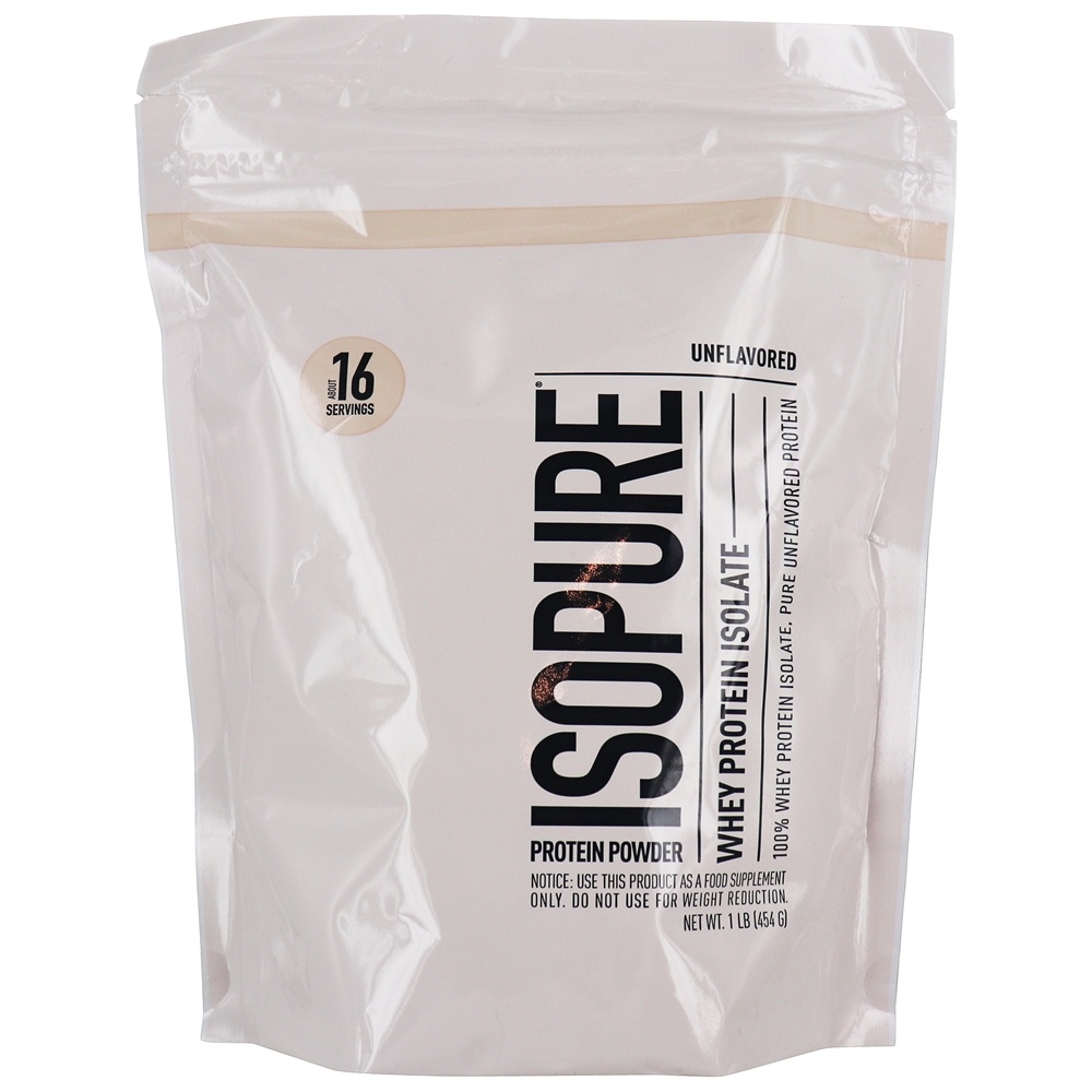 Comprar Isopure Whey Protein Isolate Powder sem sabor - 1 lb. Nature's Best