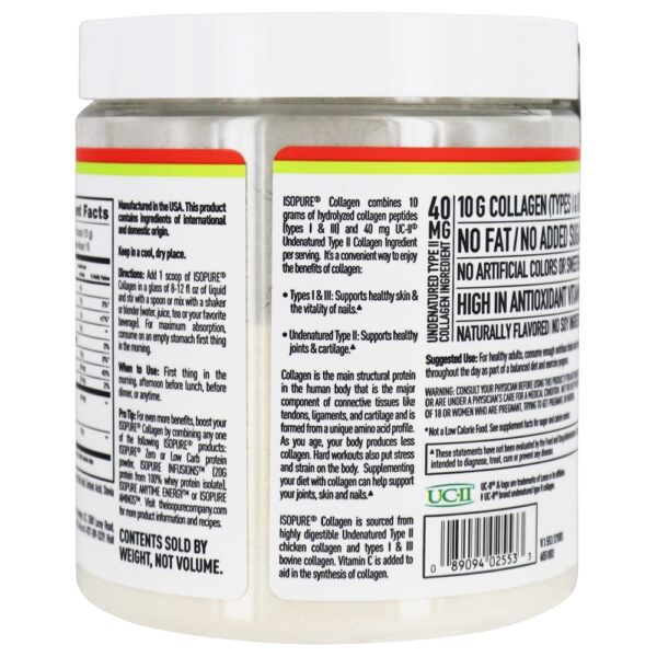 Comprar Isopure Collagen Powder Mango Lime - 6.88 oz. Nature's Best - Imagem 4