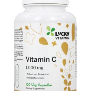 Comprar Antioxidante da vitamina C 1000 mg . - Cápsulas LuckyVitamin 100 LuckyVitamin