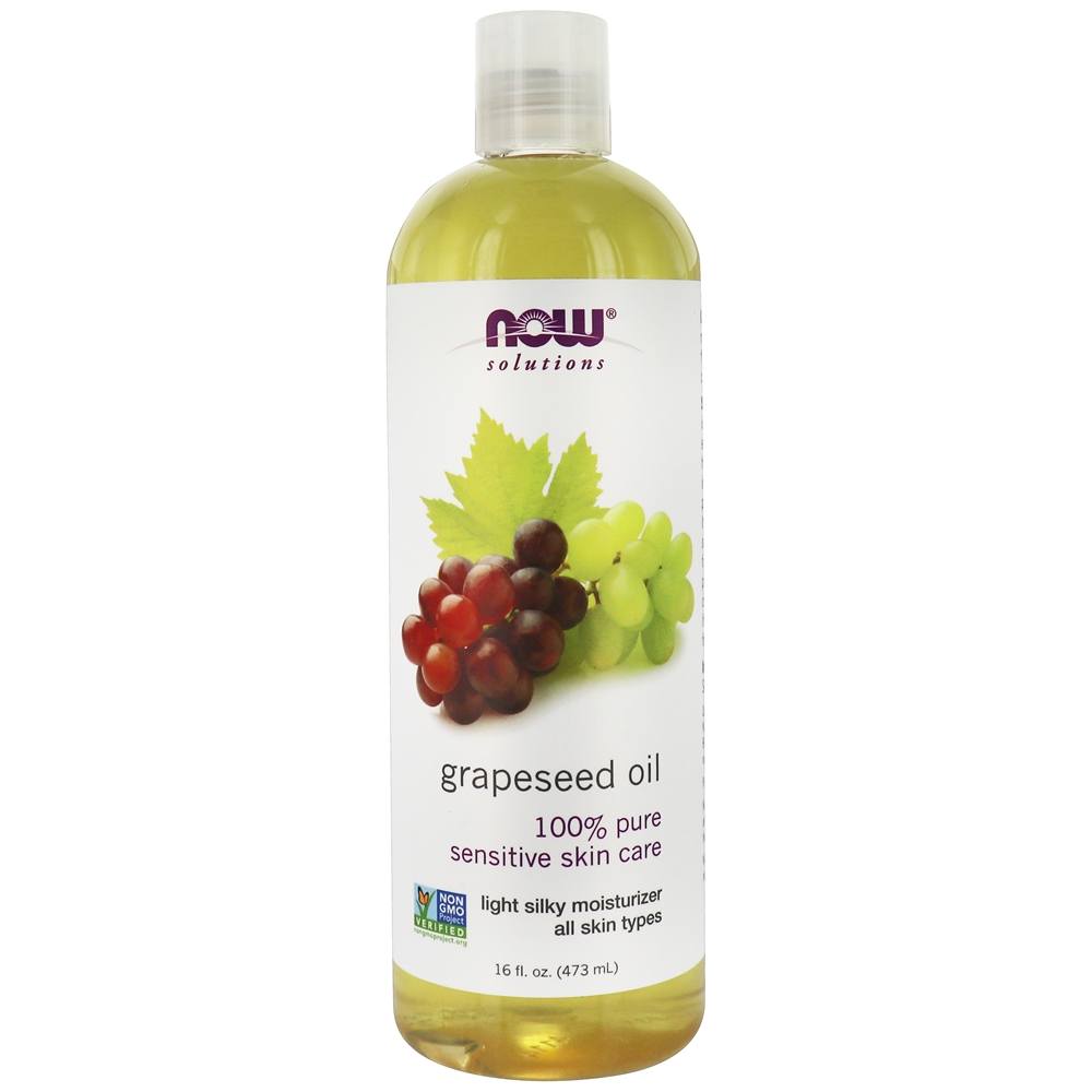 Comprar NOW Solutions Grapeseed Oil para cuidados com a pele sensíveis - 16 fl. oz. NOW Foods