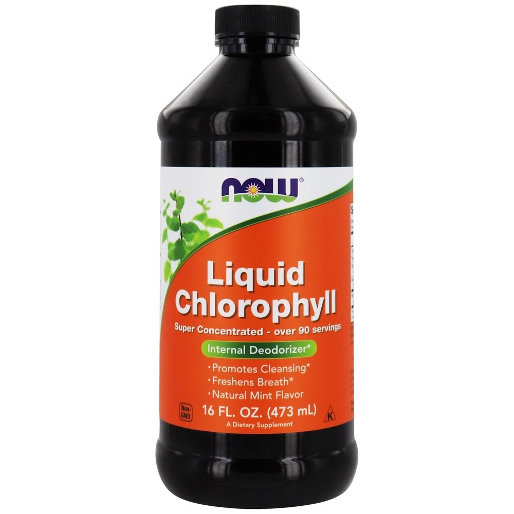 Comprar Clorofila líquida sabor natural de hortelã - 16 fl. oz. NOW Foods