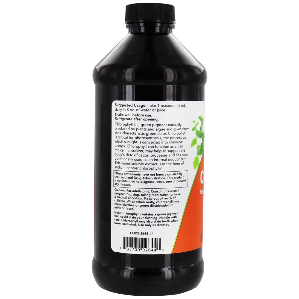 Comprar Clorofila líquida sabor natural de hortelã - 16 fl. oz. NOW Foods - Imagem 3