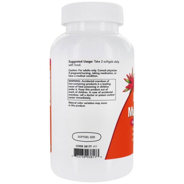 Comprar Líquido Múltiplas Géis Multivitamina & Mineral - 180 Softgels NOW Foods - Imagem 4