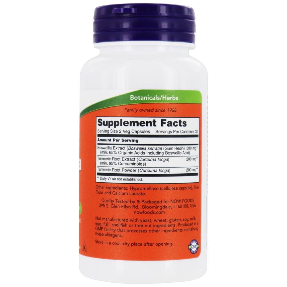 Comprar Extrato de Boswellia 250 mg. - 60 Cápsula (s) vegetal (s) NOW Foods - Imagem 2