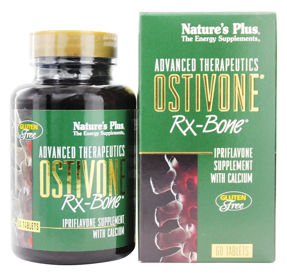 Comprar Ostivone Rx Bone Ipriflavone Supplement with Calcium - 60 Tablets Natures Plus