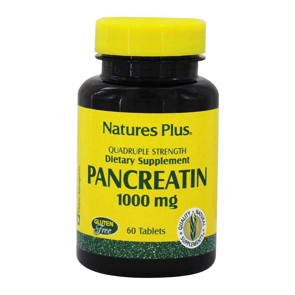 Comprar Pancreatina 1000 mg. - 60 Tablets Natures Plus