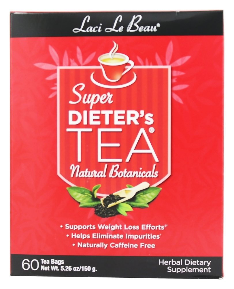 Comprar Chá do Super Dieter Todos os Botânicos Naturais Sem cafeína - 60 Saquinhos de Chá Laci Le Beau