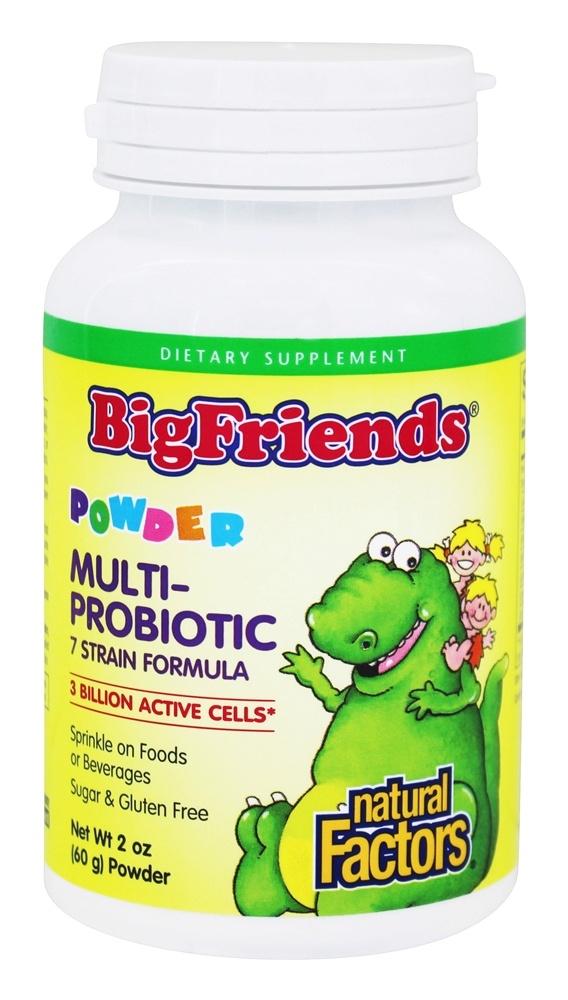 Comprar Pó multi-probiótico para crianças Big Friends 3 Bilhões de UFC - 2 oz. Natural Factors