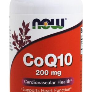 Comprar CoQ10 Para a Saúde Cardiovascular 200 mg. - Cápsulas vegetarianas 60 NOW Foods