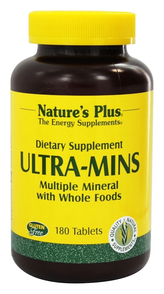 Comprar Suplemento Mineral Múltiplo Ultra-Mins - 180 Tablets Natures Plus