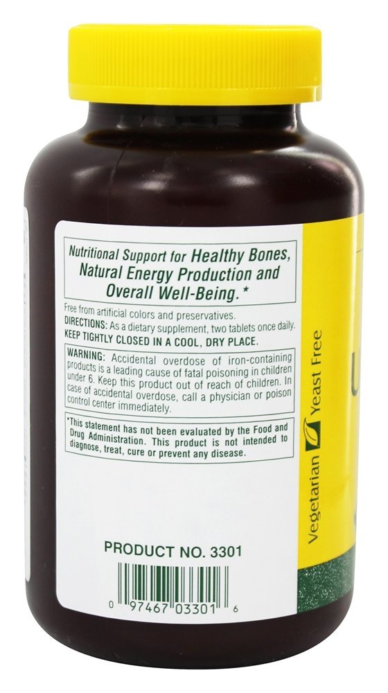 Comprar Suplemento Mineral Múltiplo Ultra-Mins - 180 Tablets Natures Plus - Imagem 3