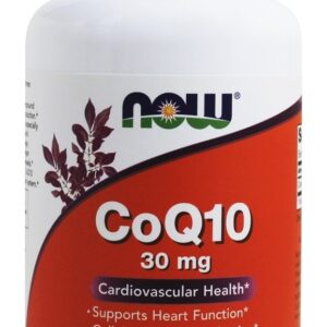Comprar CoQ10 Para a Saúde Cardiovascular 30 mg. - 240 Cápsula (s) vegetal (s) NOW Foods