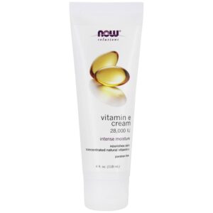 Comprar NOW Solutions Creme de Vitamina E 28000 UI - 4 fl. oz. NOW Foods