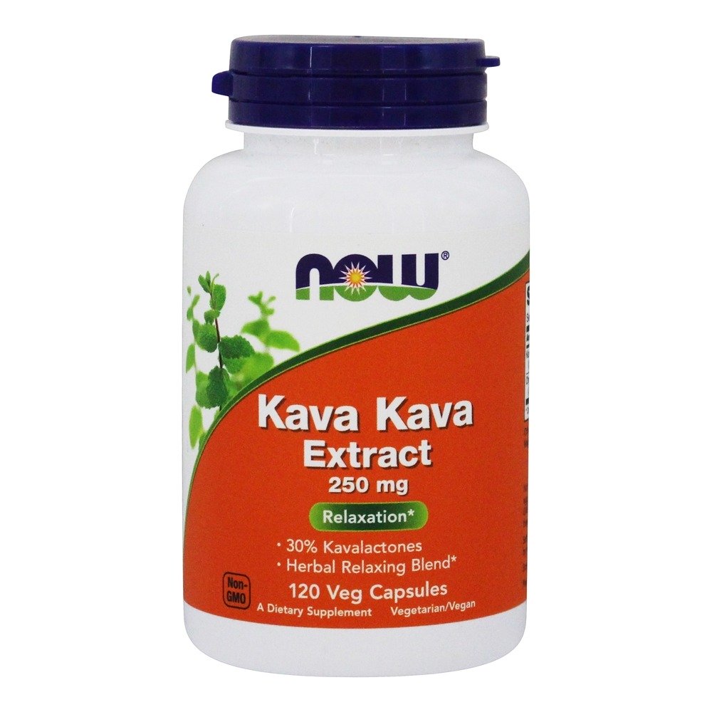 Comprar Kava Kava Extrair Estresse Apoiar 250 mg. - Cápsulas 120 NOW Foods