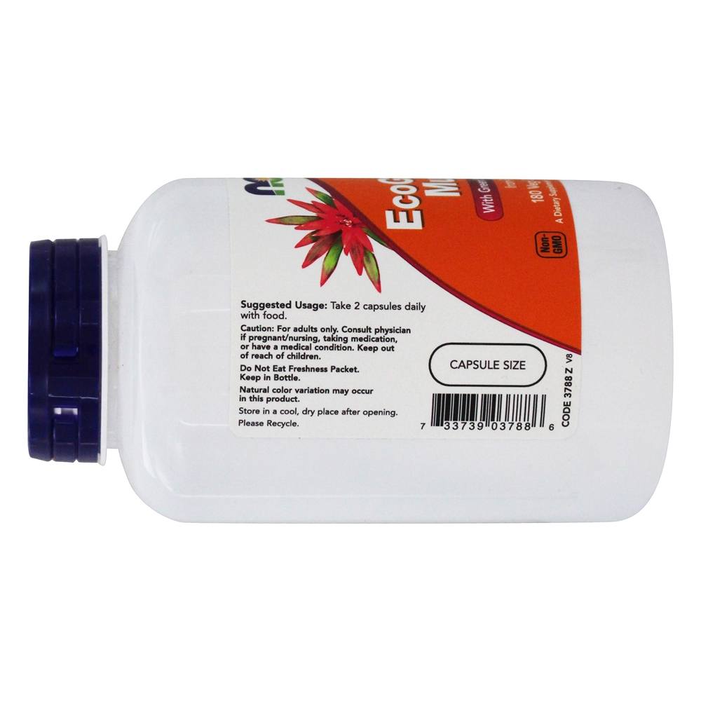 Comprar Eco-Verde Múltiplas com Verde Superfood Ferro-Livre - Cápsulas vegetarianas 180 NOW Foods - Imagem 3