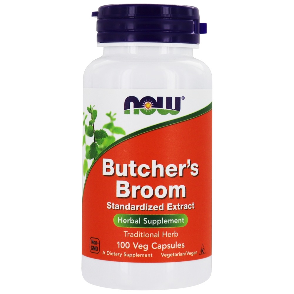 Comprar Vassoura de Carniceiro 200 mg. - 100 Cápsula (s) vegetal (s) NOW Foods