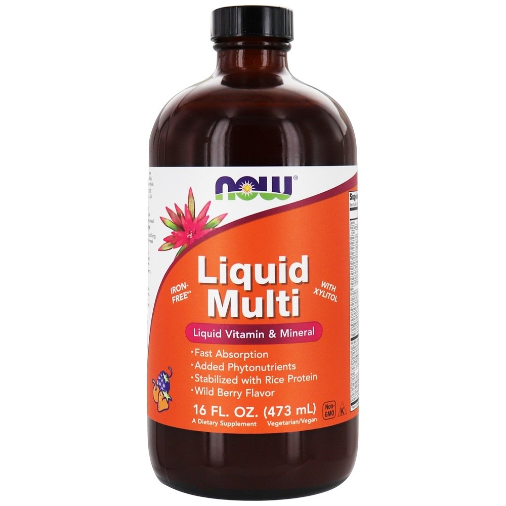 Comprar Liquid Multi Vitamin Wild Berry Wild-Free - 16 fl. oz. NOW Foods