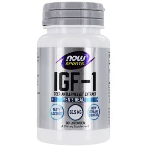 Comprar Extrato de veludo de chifre de veado IGF-1 - 30 Pastilhas NOW Foods