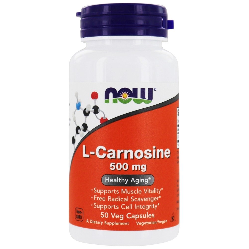 Comprar Carnosina 500 mg . - 50 Cápsula (s) vegetal (s) NOW Foods