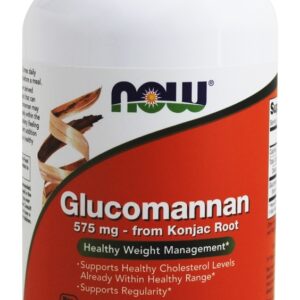 Comprar Glucomanano 575 mg. - Cápsulas 180 NOW Foods