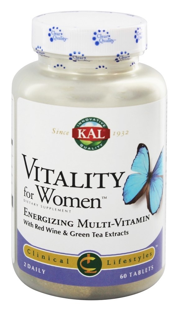 Comprar Vitalidade Para Mulheres - 60 Tablets Kal