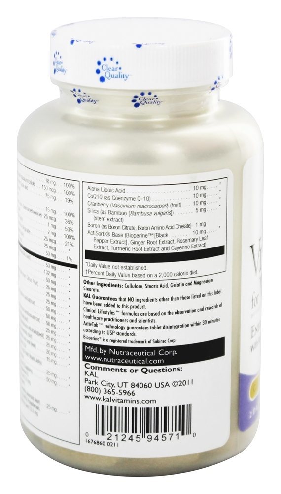 Comprar Vitalidade Para Mulheres - 60 Tablets Kal - Imagem 4