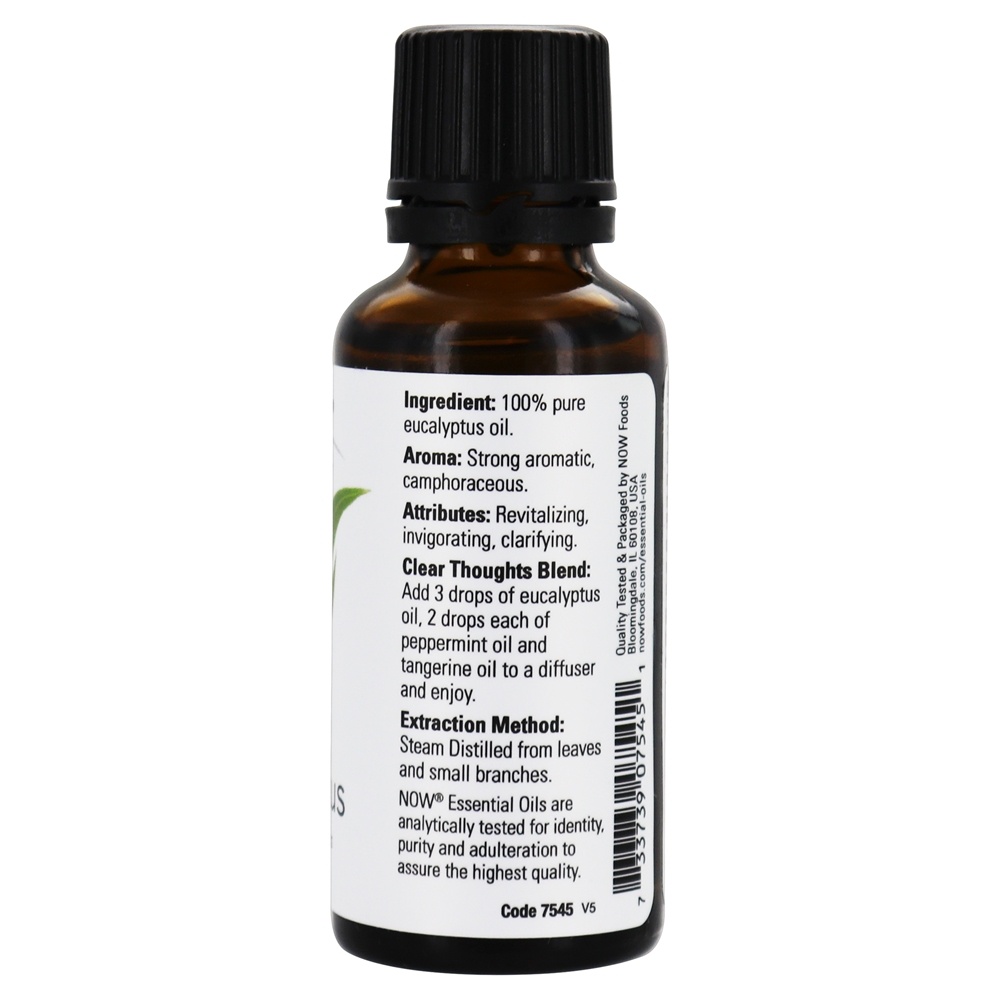 Comprar Óleo Essencial de Eucalipto 100% Pure - 1 fl. oz. NOW Foods - Imagem 2