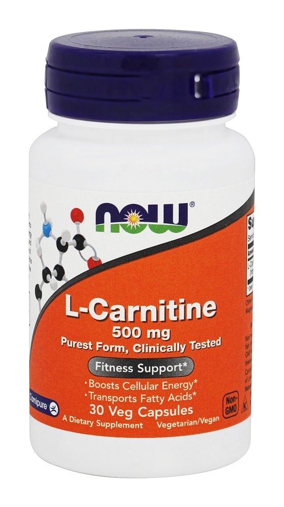 Comprar L-Carnitina 500 mg. - Cápsulas 30 NOW Foods