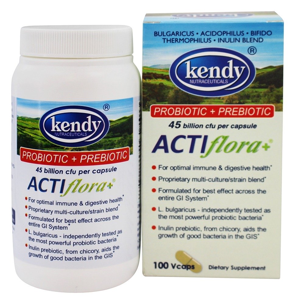 Comprar Probiotic + Prebiótico ACTIflora + para saúde imunológica e digestiva 45 Bilhões de UFC - 100 Cápsula (s) vegetal (s) Kendy USA