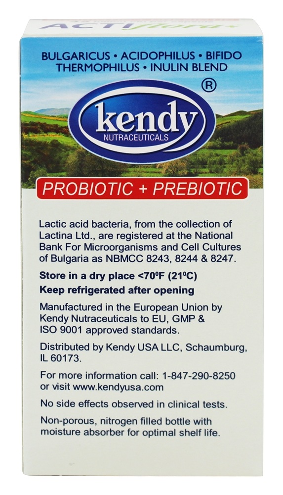 Comprar Probiotic + Prebiótico ACTIflora + para saúde imunológica e digestiva 45 Bilhões de UFC - 100 Cápsula (s) vegetal (s) Kendy USA - Imagem 3