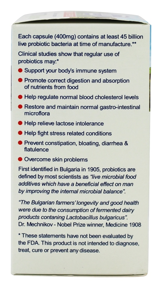 Comprar Probiotic + Prebiótico ACTIflora + para saúde imunológica e digestiva 45 Bilhões de UFC - 100 Cápsula (s) vegetal (s) Kendy USA - Imagem 4