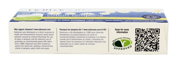 Comprar Orgânico 100% Algodão Tampões Regular - 20 Pacote (s) Natracare - Imagem 4