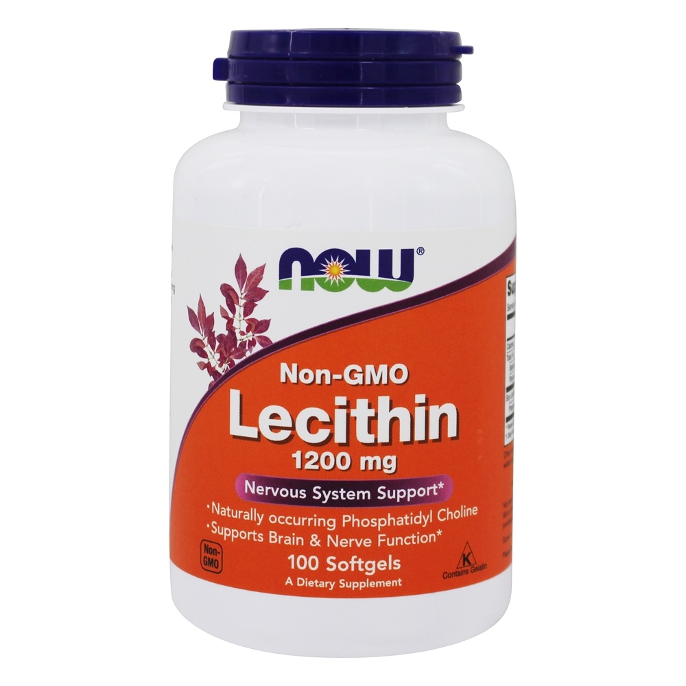 Comprar Lecitina 19 Grãos 1200 mg. - 100 Softgels NOW Foods