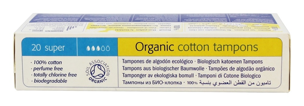 Comprar Orgânico 100% Algodão Tampões Super - 20 Pacote (s) Natracare - Imagem 3