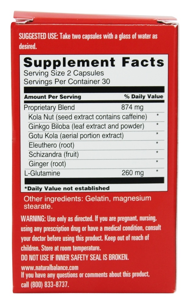 Comprar Brain Pep para Desempenho Mental Dinâmico - Cápsulas 60 Natural Balance - Imagem 2